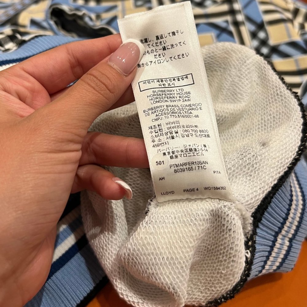 Burberry Vintage Check Logo Print Drawstring Shorts - Picture 6 of 6